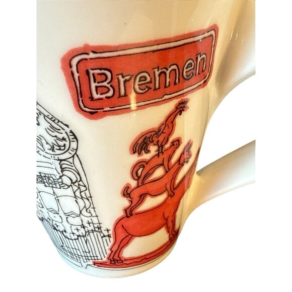 Villeroy & Boch 1748 Right Twist Handle Coffee Mug Cup Landmarks Bremen Germany - Picture 4 of 12